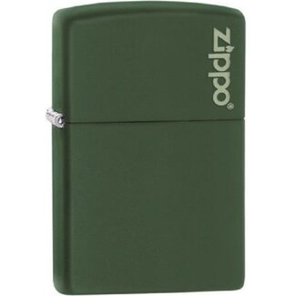 Zippo Lighter Zippo Green Matte with Logo