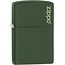 Lighter Zippo Green Matte with Logo