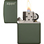 Zippo Lighter Zippo Green Matte with Logo