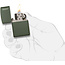 Lighter Zippo Green Matte with Logo