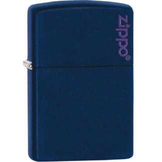 Zippo Lighter Zippo Navy Blue Matte with Logo