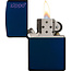 Lighter Zippo Navy Blue Matte with Logo