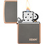 Lighter Zippo Rustic Bronze with Logo