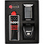 Zippo Gift Set Zippo Lighter Brushed Chrome met Leather Pouch Black Loop