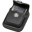 Gift Set Zippo Lighter Brushed Chrome met Leather Pouch Black Loop