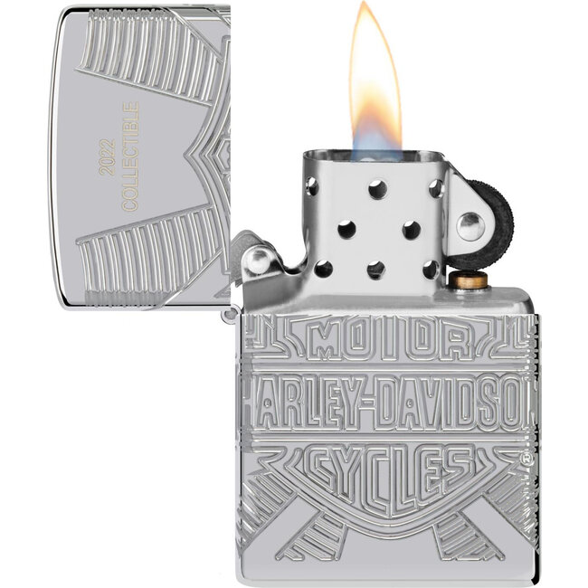 Aansteker Zippo Armor Case Harley Davidson Collectable 2022