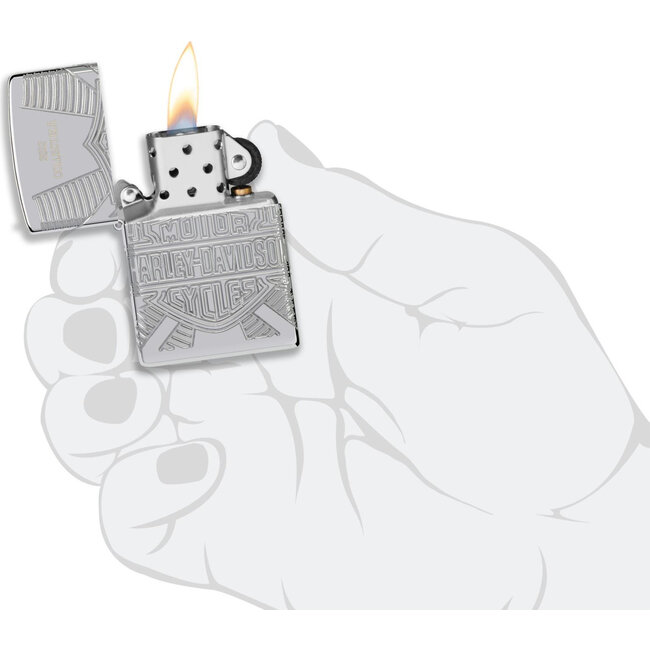 Aansteker Zippo Armor Case Harley Davidson Collectable 2022
