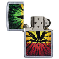 Lighter Zippo Rastafari Leaf
