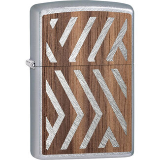 Zippo Lighter Zippo Woodchuck Emblem Sweep Walnut