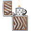 Zippo Lighter Zippo Woodchuck Emblem Sweep Walnut