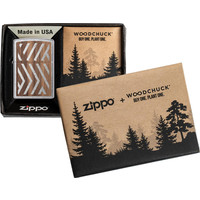 Aansteker Zippo Woodchuck Emblem Sweep Walnut