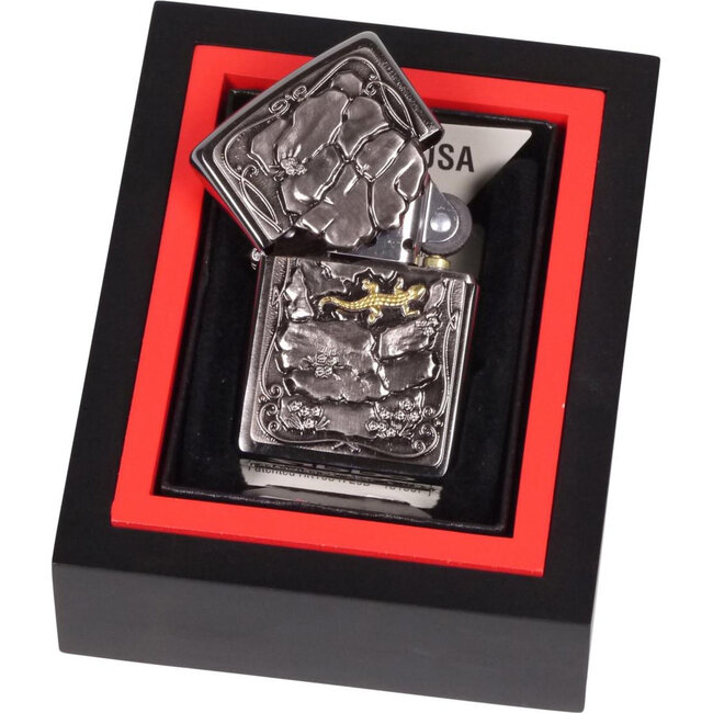 Lighter Zippo Lizard Trick Emblem