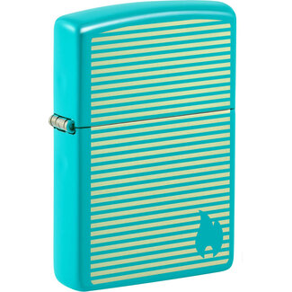 Zippo Lighter Zippo Stripes and Flame