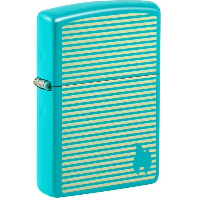 Zippo Lighter Zippo Stripes and Flame