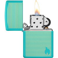Aansteker Zippo Stripes and Flame