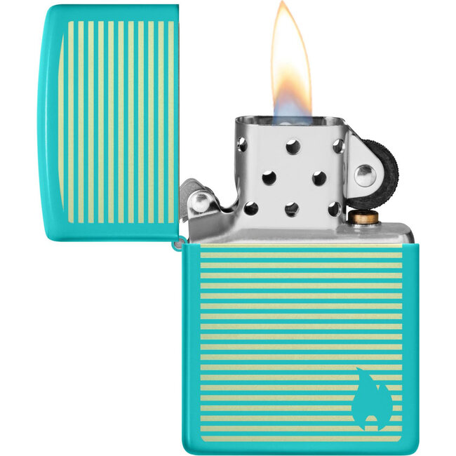 Lighter Zippo Stripes and Flame