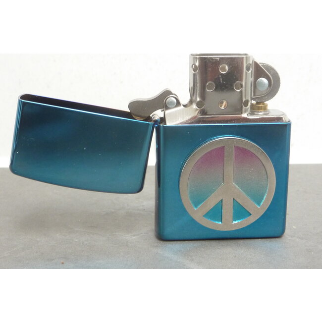 Lighter Zippo Sapphire Peace Emblem
