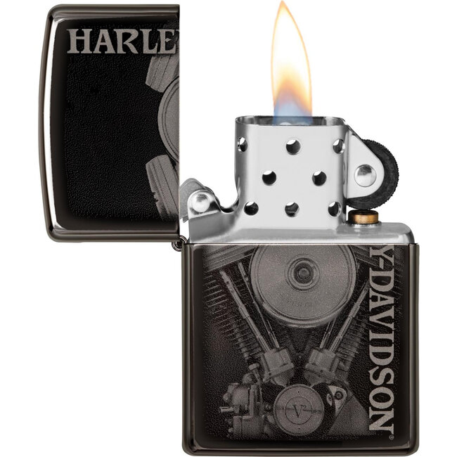 Aansteker Zippo Harley Davidson Motor V2