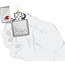 Zippo Aansteker Zippo Logo & Flame Emblem