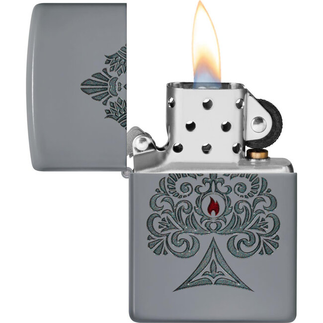 Lighter Zippo Ace with Flame