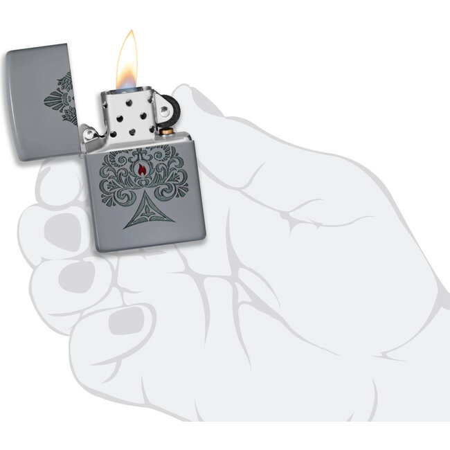 Aansteker Zippo Ace with Flame