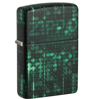 Zippo Aansteker Zippo Pattern Design Glow in the Dark Green