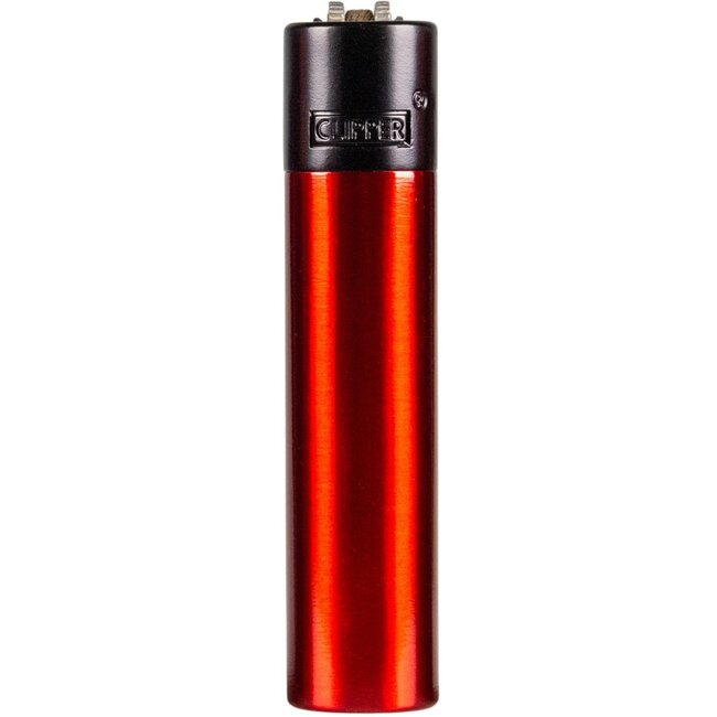 Clipper Metal Clipper Lighter Lava Red Black