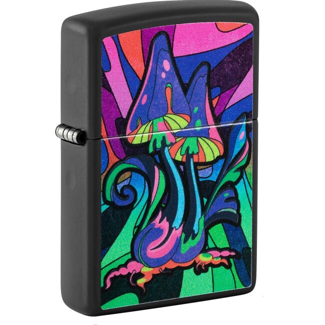 Zippo Lighter Zippo Mushrooms Black Light