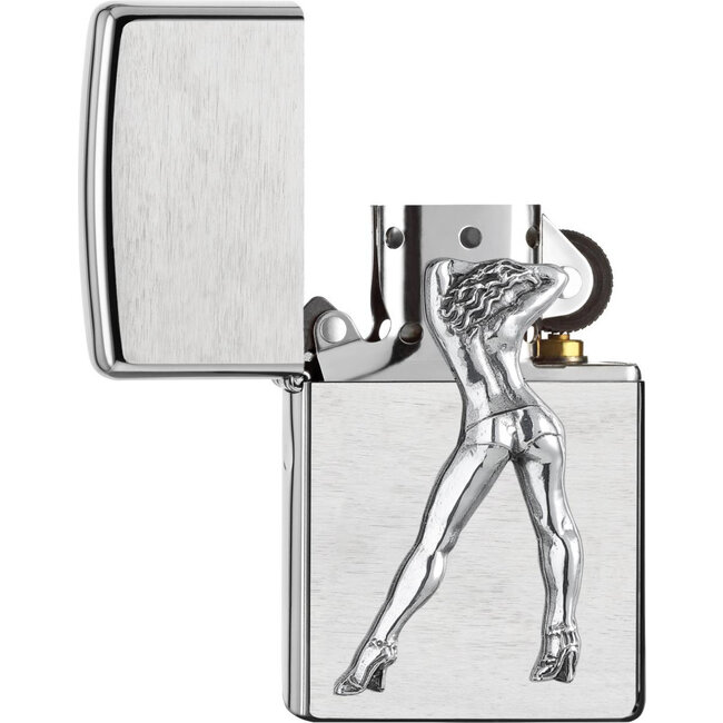 Lighter Zippo Gogo Girl Emblem
