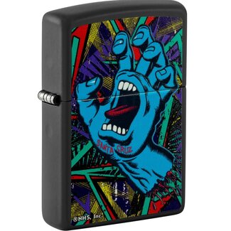 Zippo Lighter Zippo Santa Cruz Artist Hand Black Light