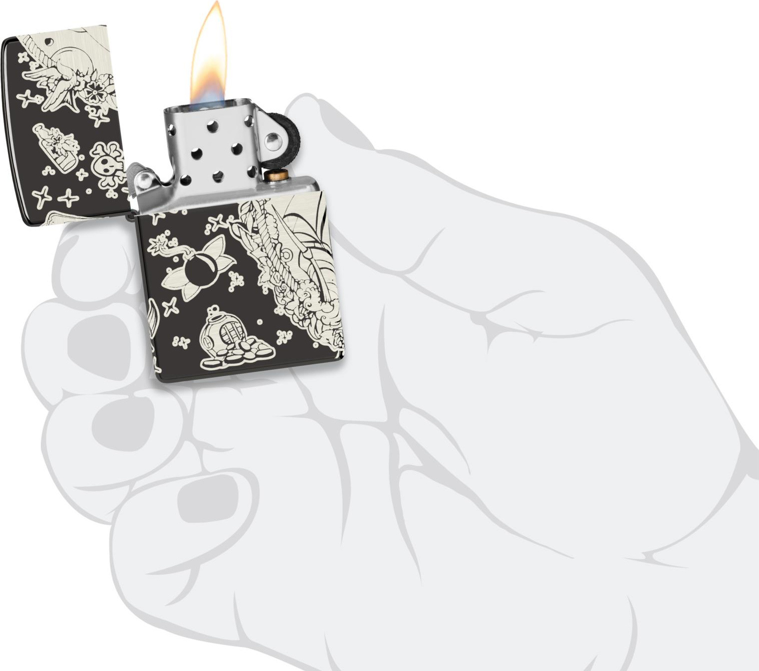 Zippo aansteker Zodiac Sagitarius