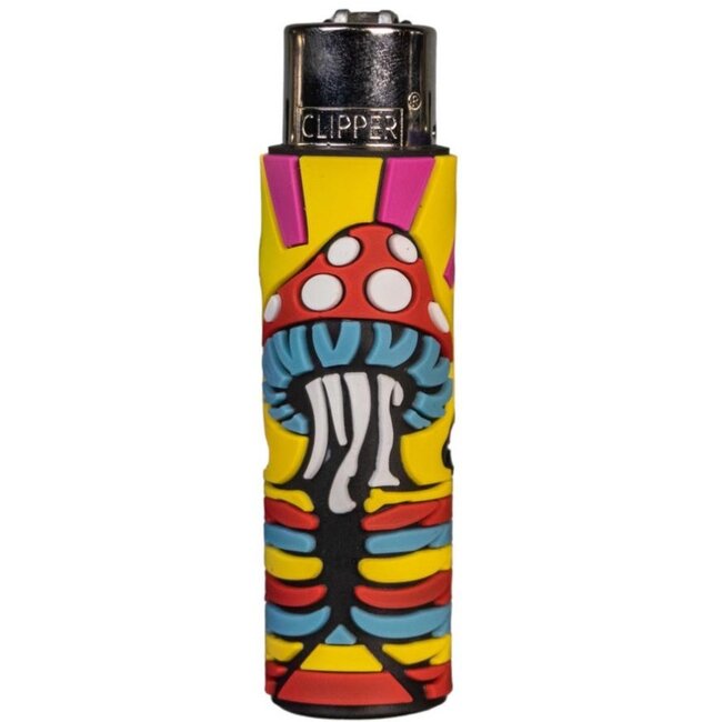 Clipper Clipper Lighter PVC Cover Mushroom Skeleton