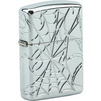 Lighter Zippo Armor Case Spider Deep Carved Limited Edition