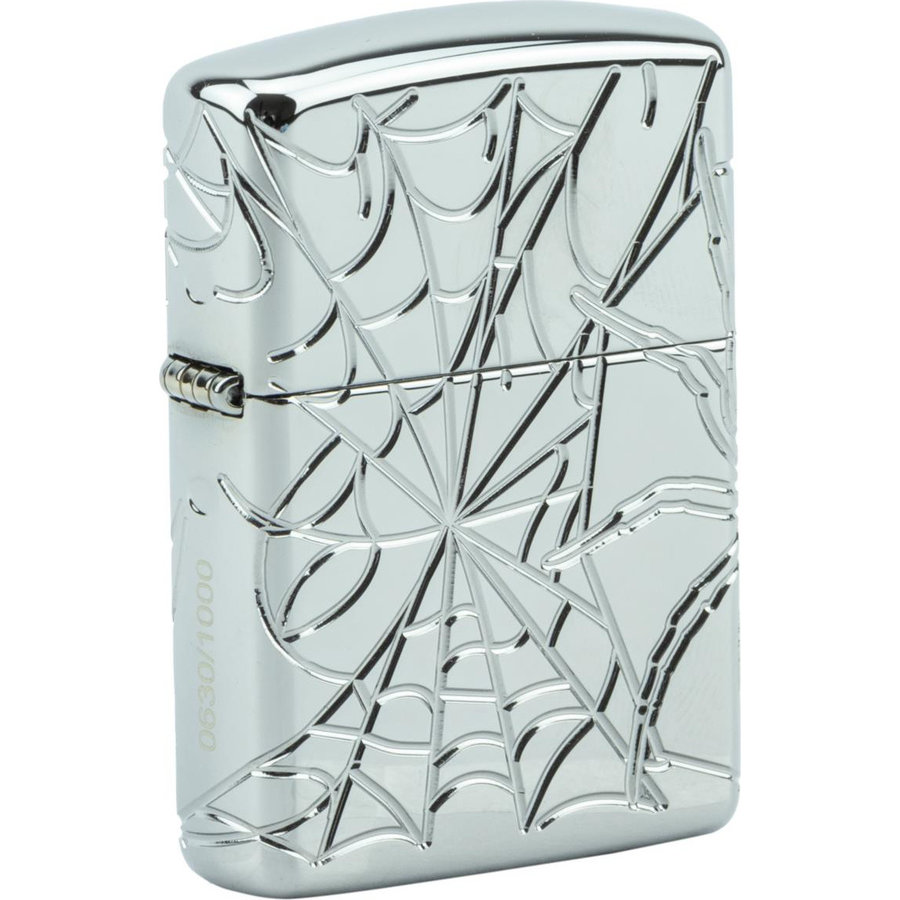 Lighter Zippo Armor Case Spider Deep Carved Limited Edition