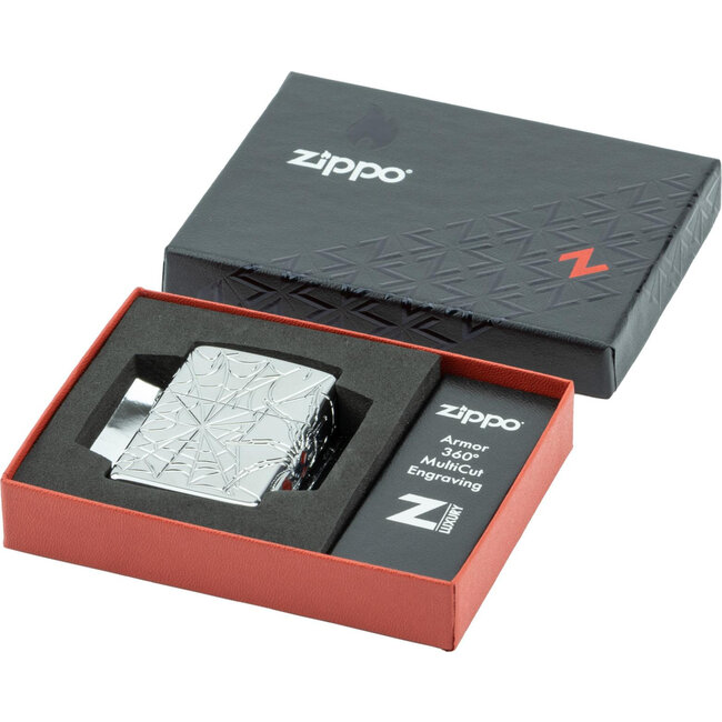 Aansteker Zippo Armor Case Spider Deep Carved Limited Edition