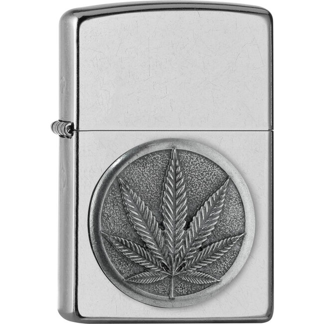 Zippo Lighter Zippo Cannabis Emblem