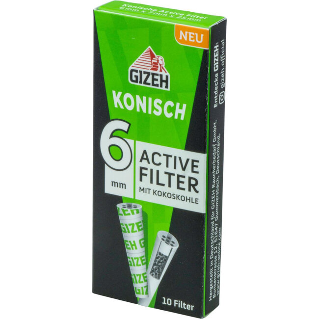 Gizeh Konisch 6 mm. Active Filters