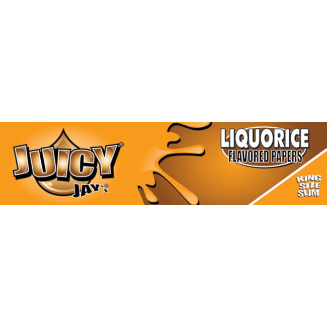 Juicy Jay's Juicy Jay's Liquorice Kingsize Slim Rolling Paper