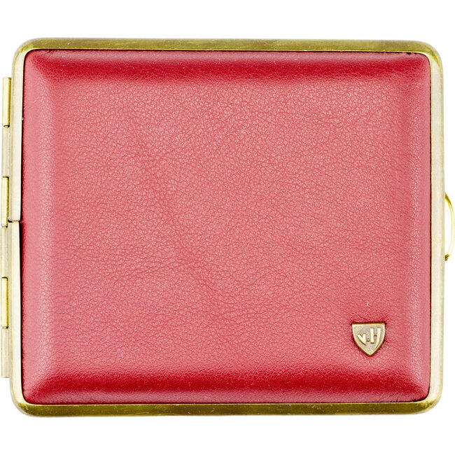 Cigarette Case Leather Red