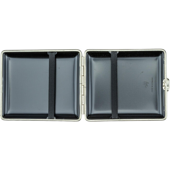 Cigarette Case Leather Croco Black
