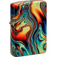 Aansteker Zippo Colorful Swirl Glow in the Dark Green