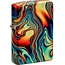 Aansteker Zippo Colorful Swirl Glow in the Dark Green