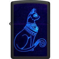 Lighter Zippo Spiritual Cat Design Glow in the Dark