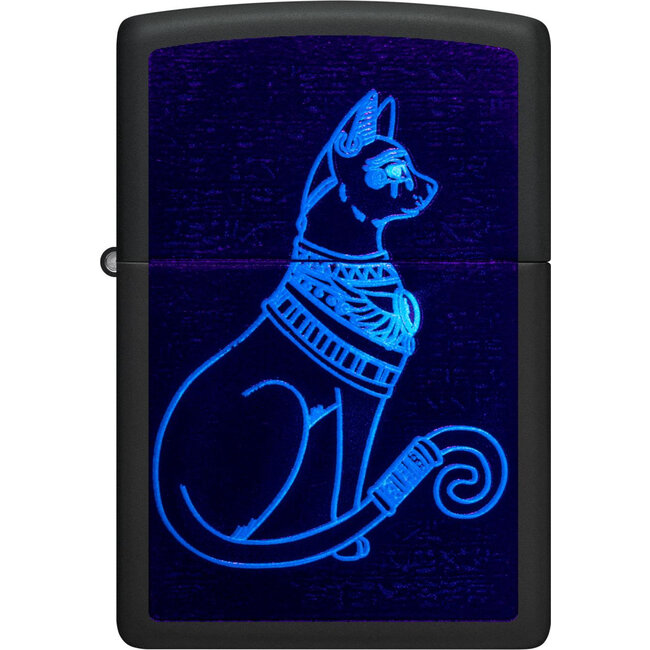 Aansteker Zippo Spiritual Cat Design Glow in the Dark