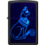 Zippo Aansteker Zippo Spiritual Cat Design Glow in the Dark