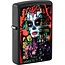 Lighter Zippo Sugar Skull Woman Glow in the Dark