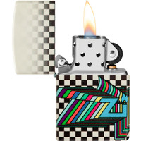 Lighter Zippo Nostalgia Design Glow in the Dark