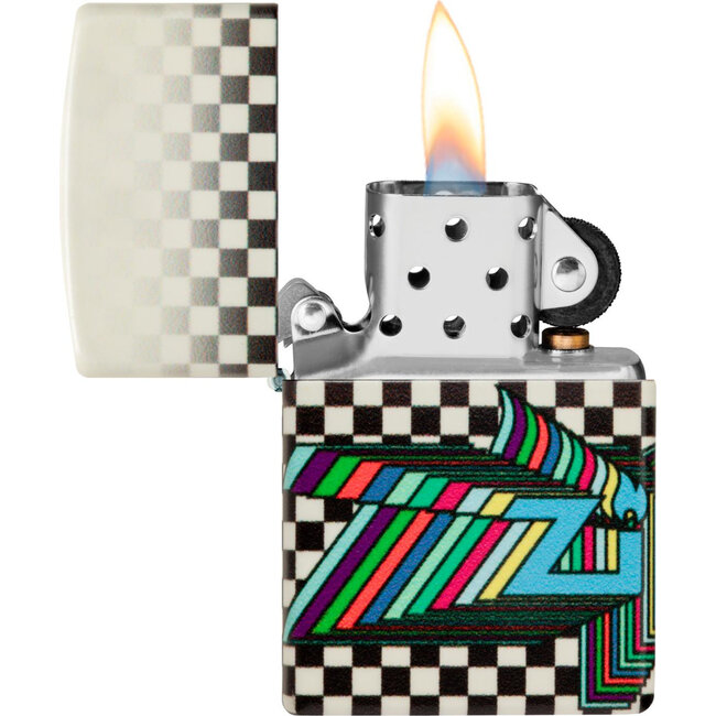 Lighter Zippo Nostalgia Design Glow in the Dark
