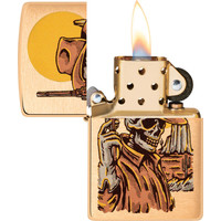 Aansteker Zippo Wild West Skeleton