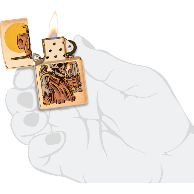 Aansteker Zippo Wild West Skeleton